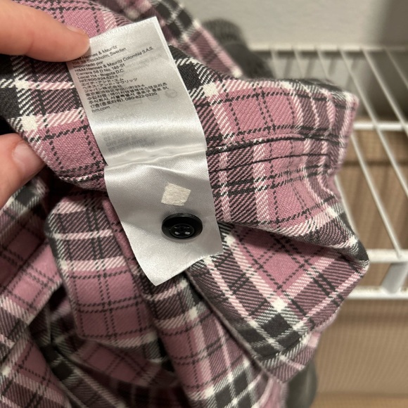 H&M men's Plaid Long Sleeve Button Front Shirt - Picture 8 of 8